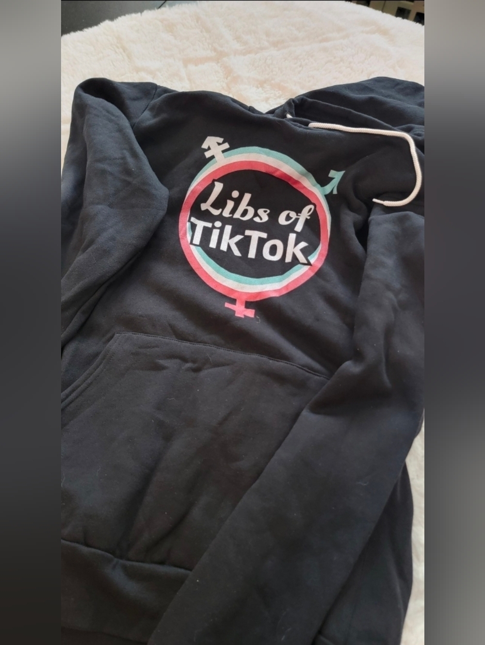 Hoodie Libs Of TikTok Merch Bella Canvas Black 2X EUC